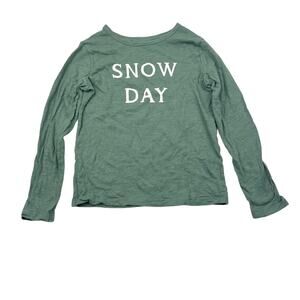 Little Co. Green Snow Day Shirt